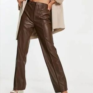 NWT Zara Women’s Leather Pants (Size XXL)
